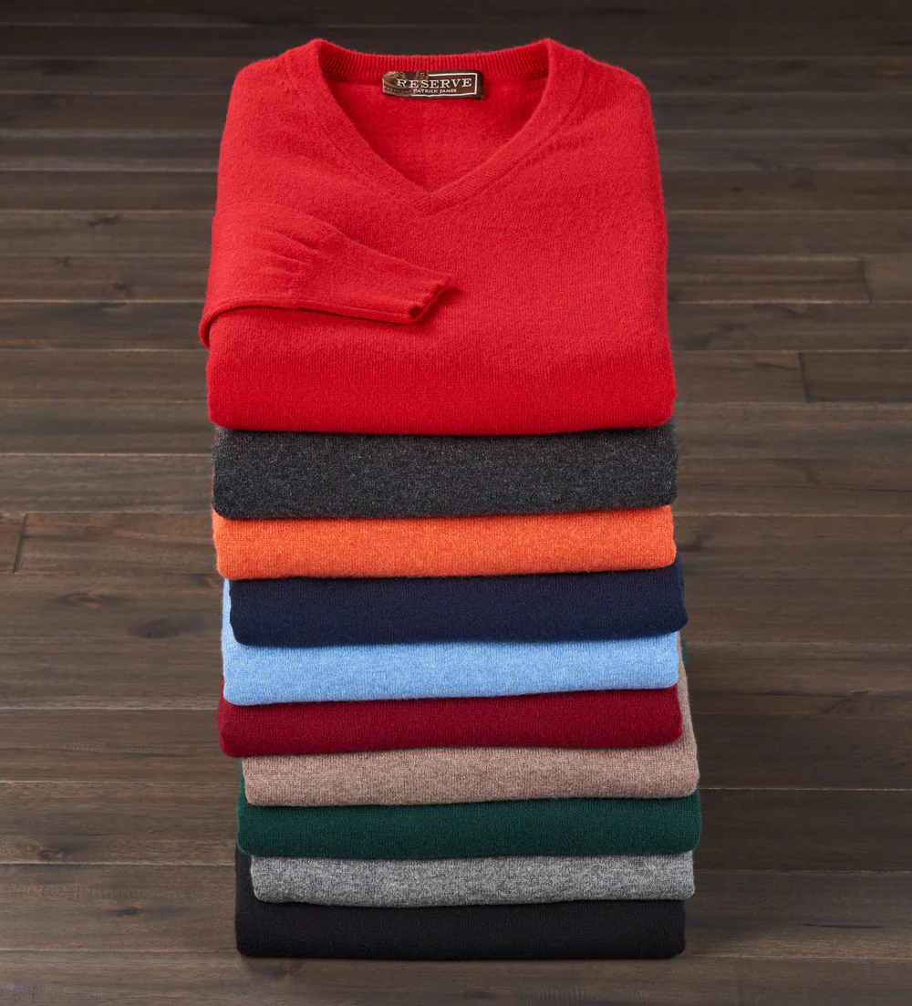 Reserve Cashmere V-Neck Sweater - Image 3