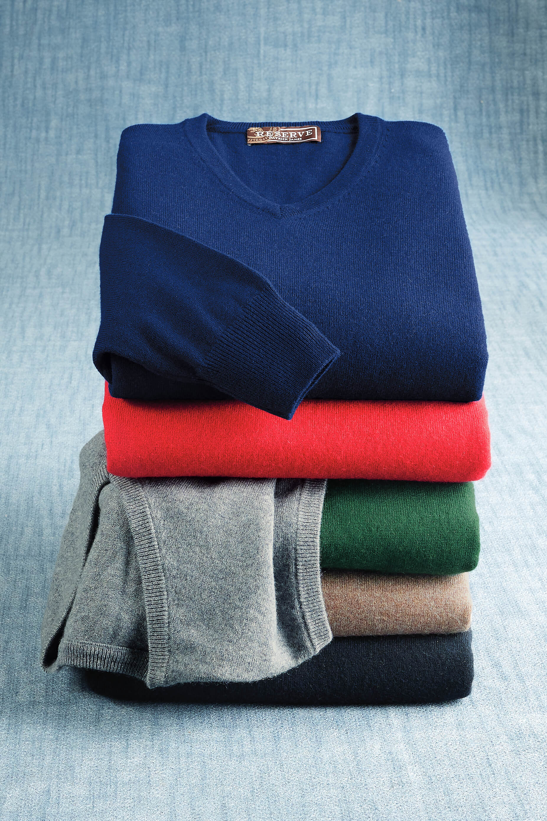 Reserve Cashmere V-Neck Sweater - Image 4