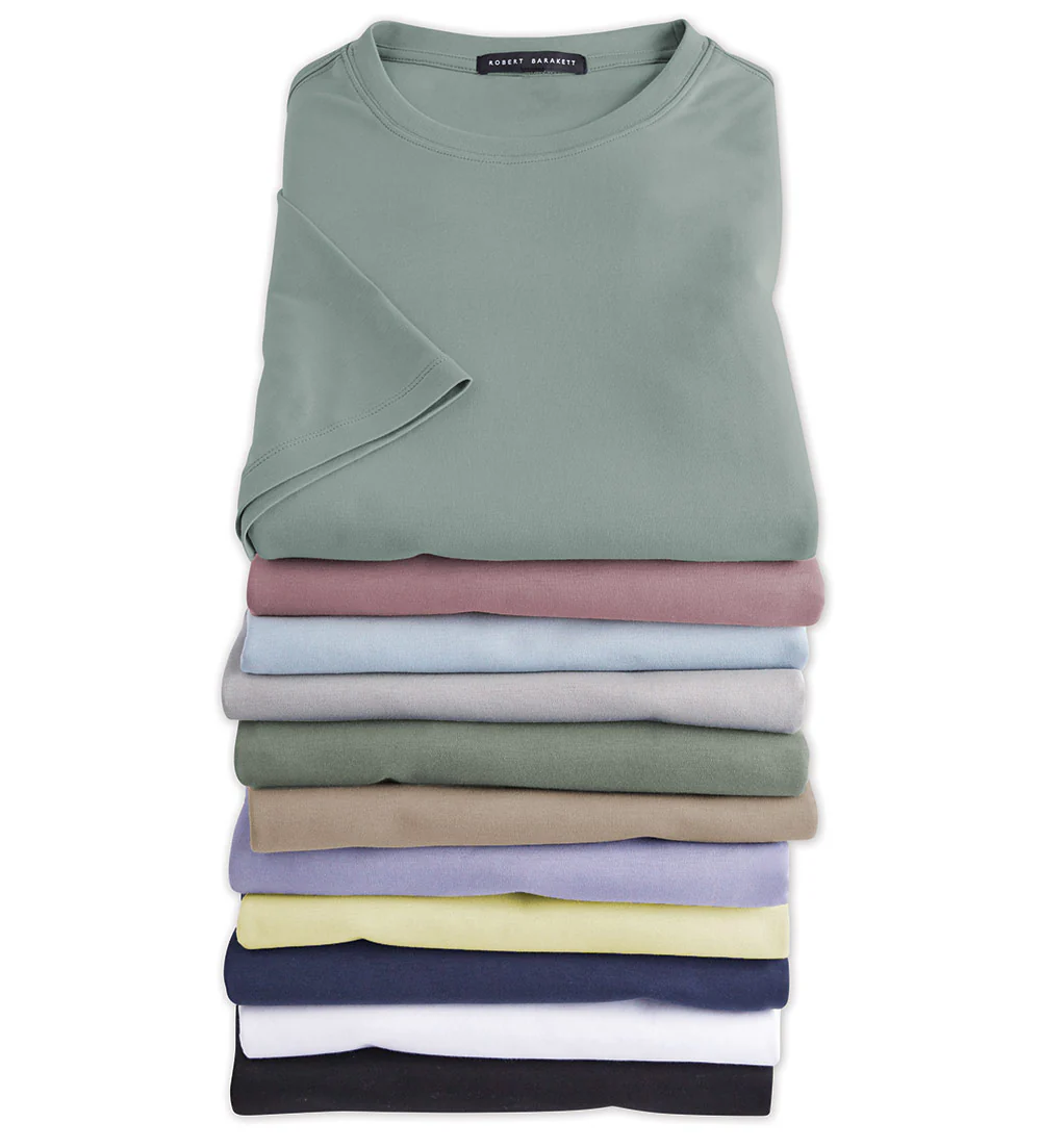 Robert Barakett Short Sleeve Luxury Crewneck Tee Shirt - Image 5