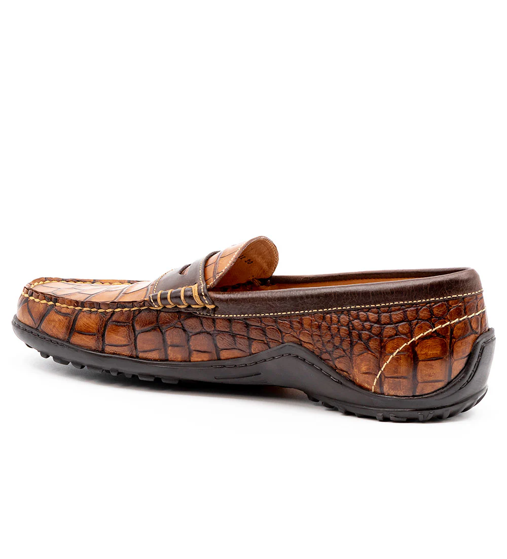 Martin Dingman Bill Alligator-Grain Loafers - Image 7
