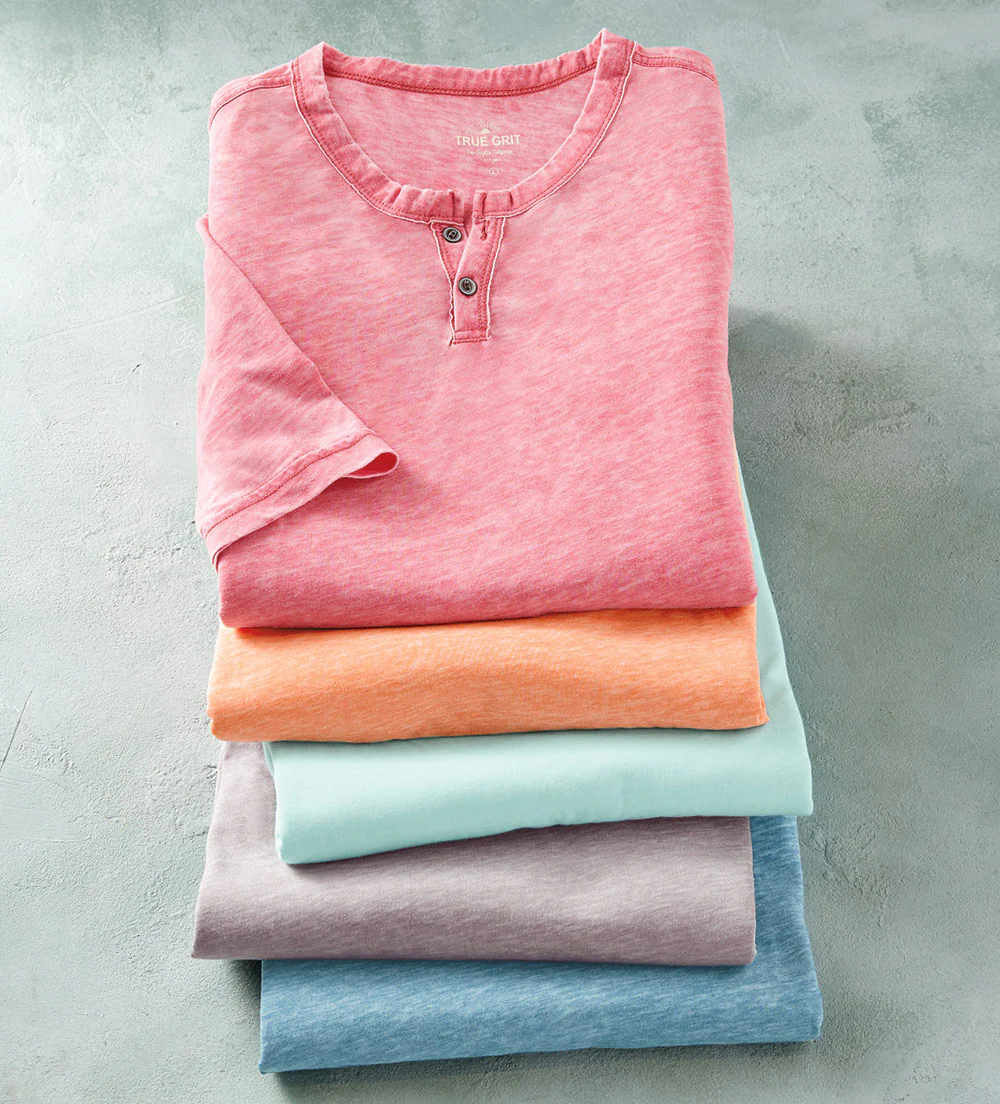 True Grit Bowery Burnout Henley - Image 3