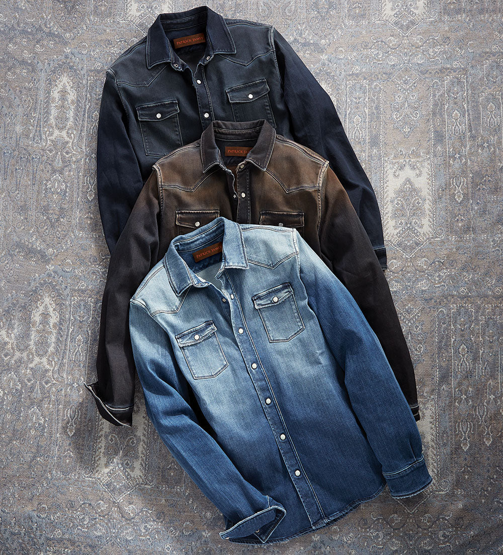 Patrick James Roper Denim Shirt - Image 3