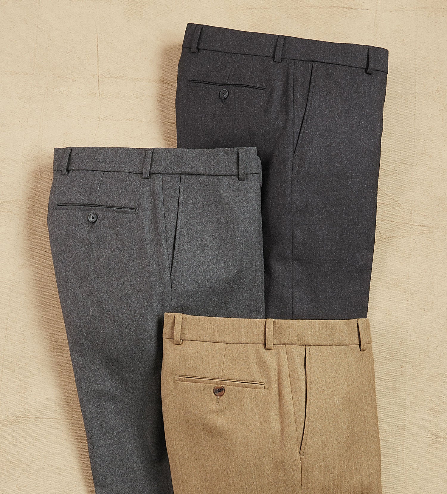 Reserve Comfort "EZE" Cashmere Blend Flannel Slack - Image 3