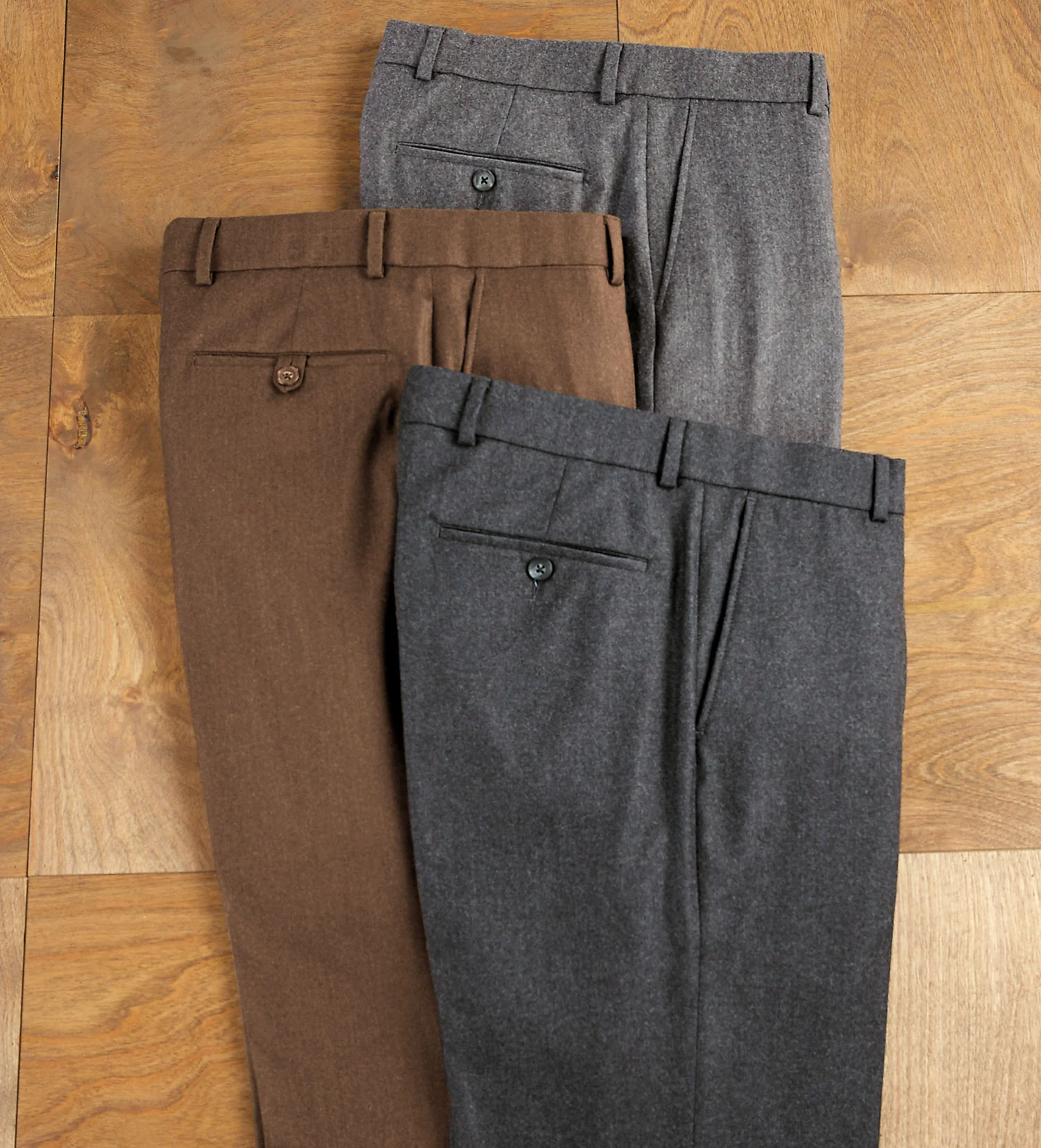 Reserve Comfort "EZE" Cashmere Blend Flannel Slack - Image 4