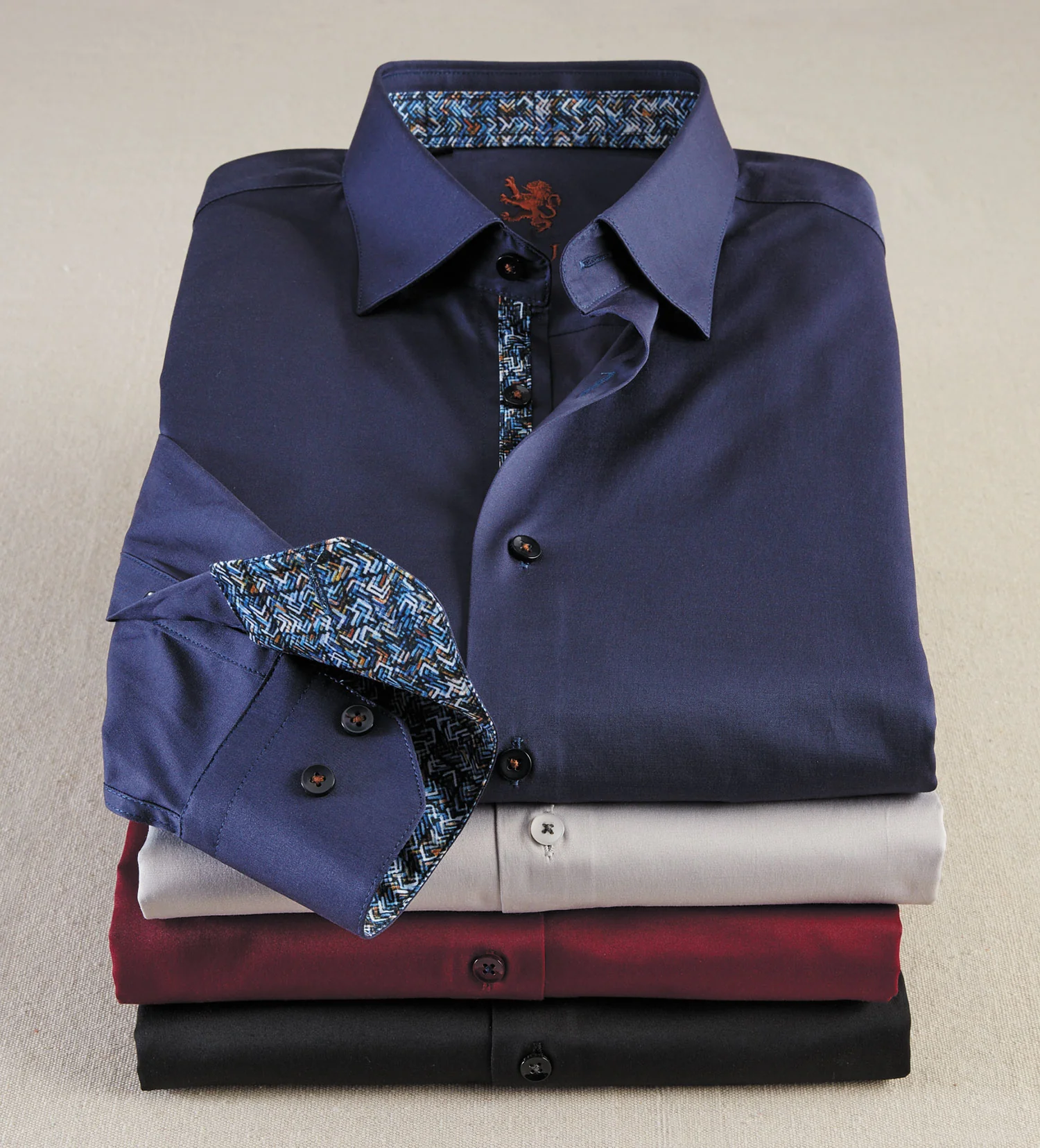 Patrick James Solid Sateen Shirt - Image 5