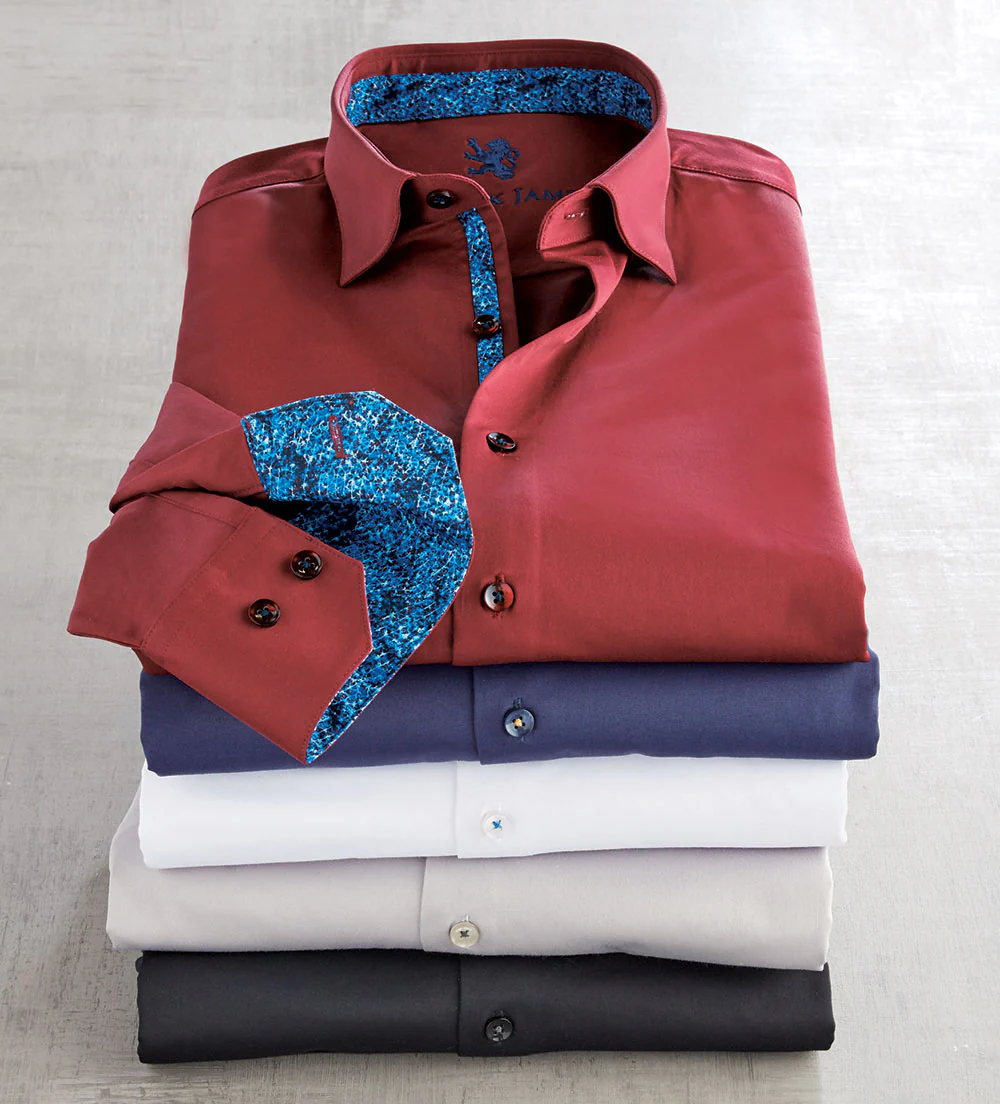 Patrick James Solid Sateen Shirt - Image 8