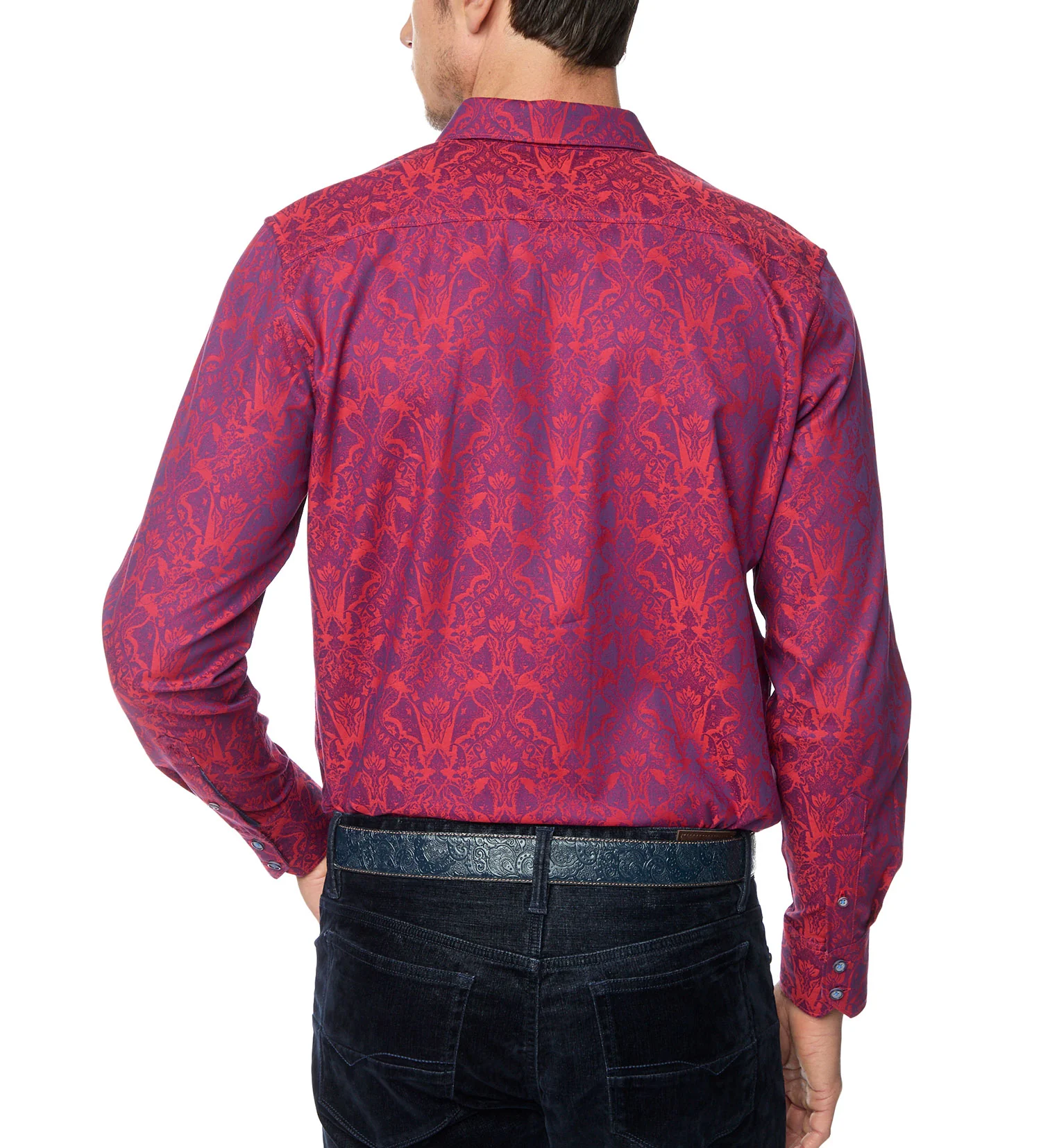 Robert Graham Highland Long Sleeve Jacquard Shirt - Image 15