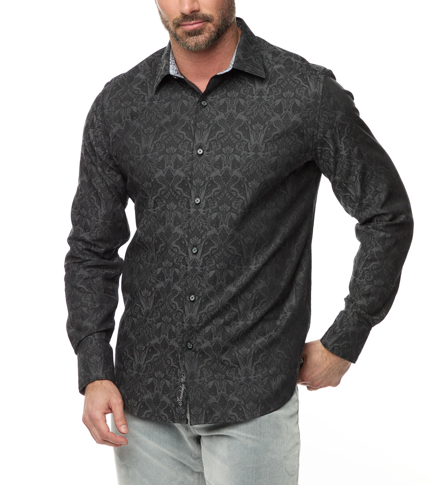 Robert Graham Highland Long Sleeve Jacquard Shirt - Image 19