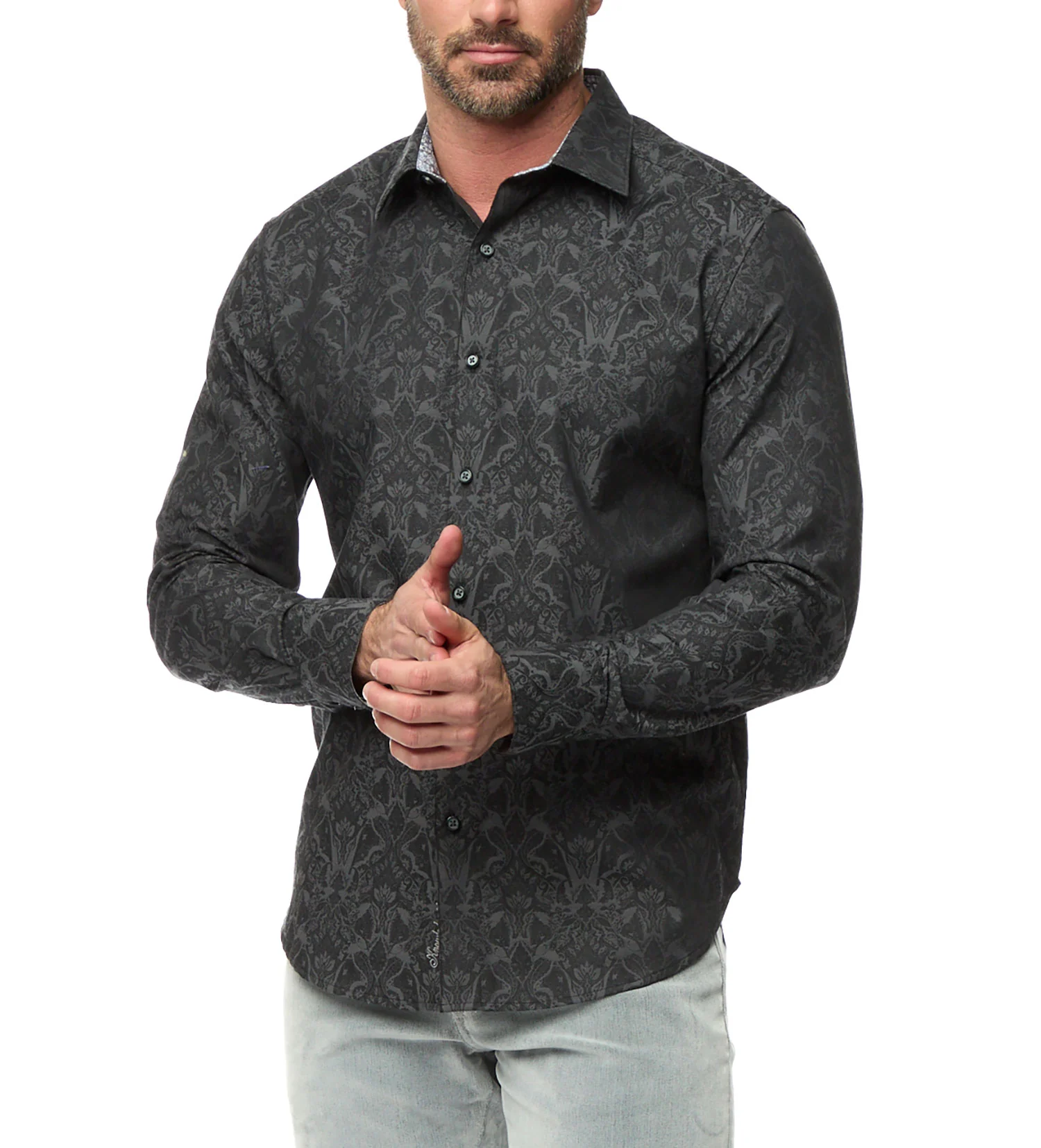 Robert Graham Highland Long Sleeve Jacquard Shirt - Image 20