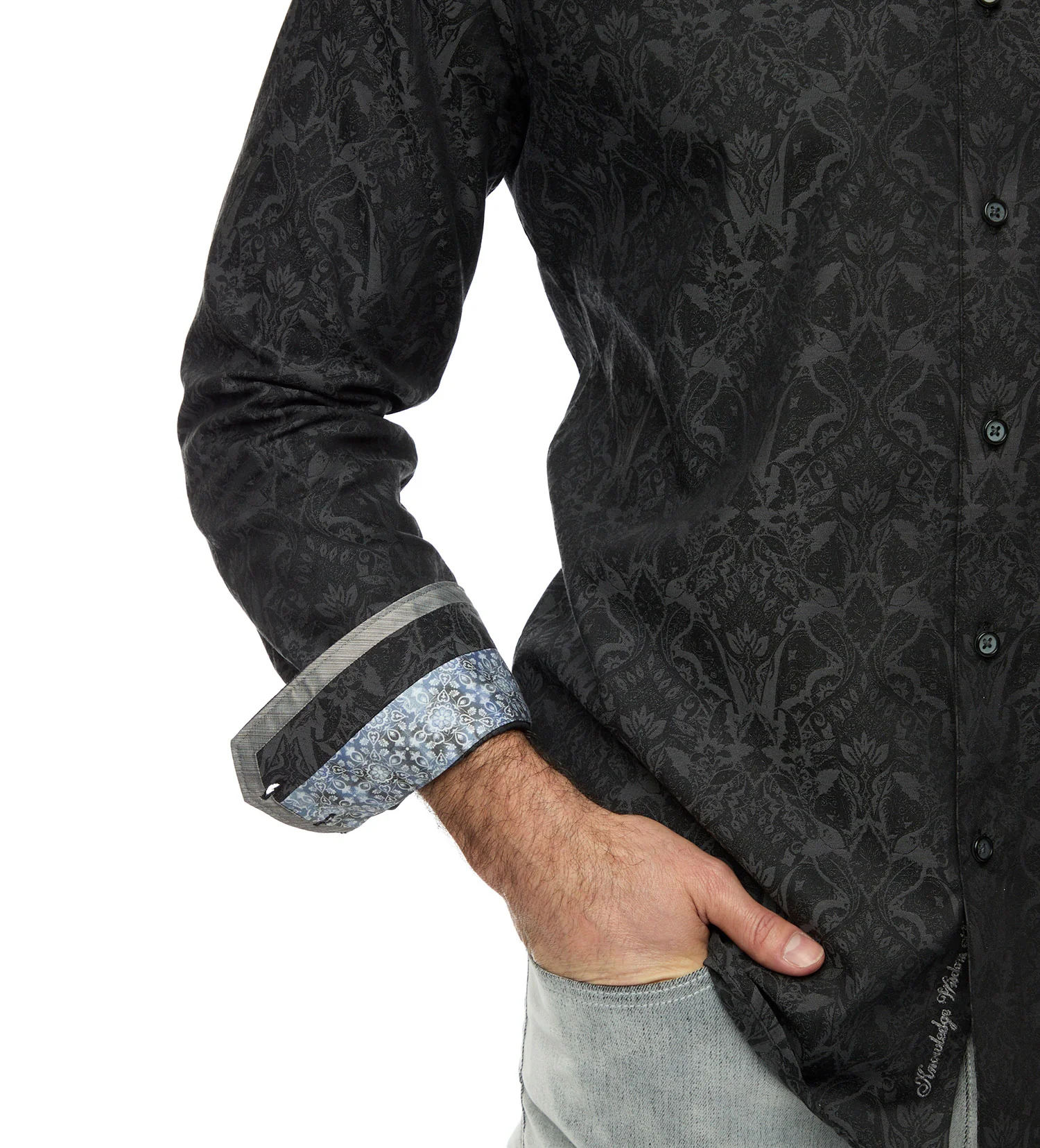 Robert Graham Highland Long Sleeve Jacquard Shirt - Image 22
