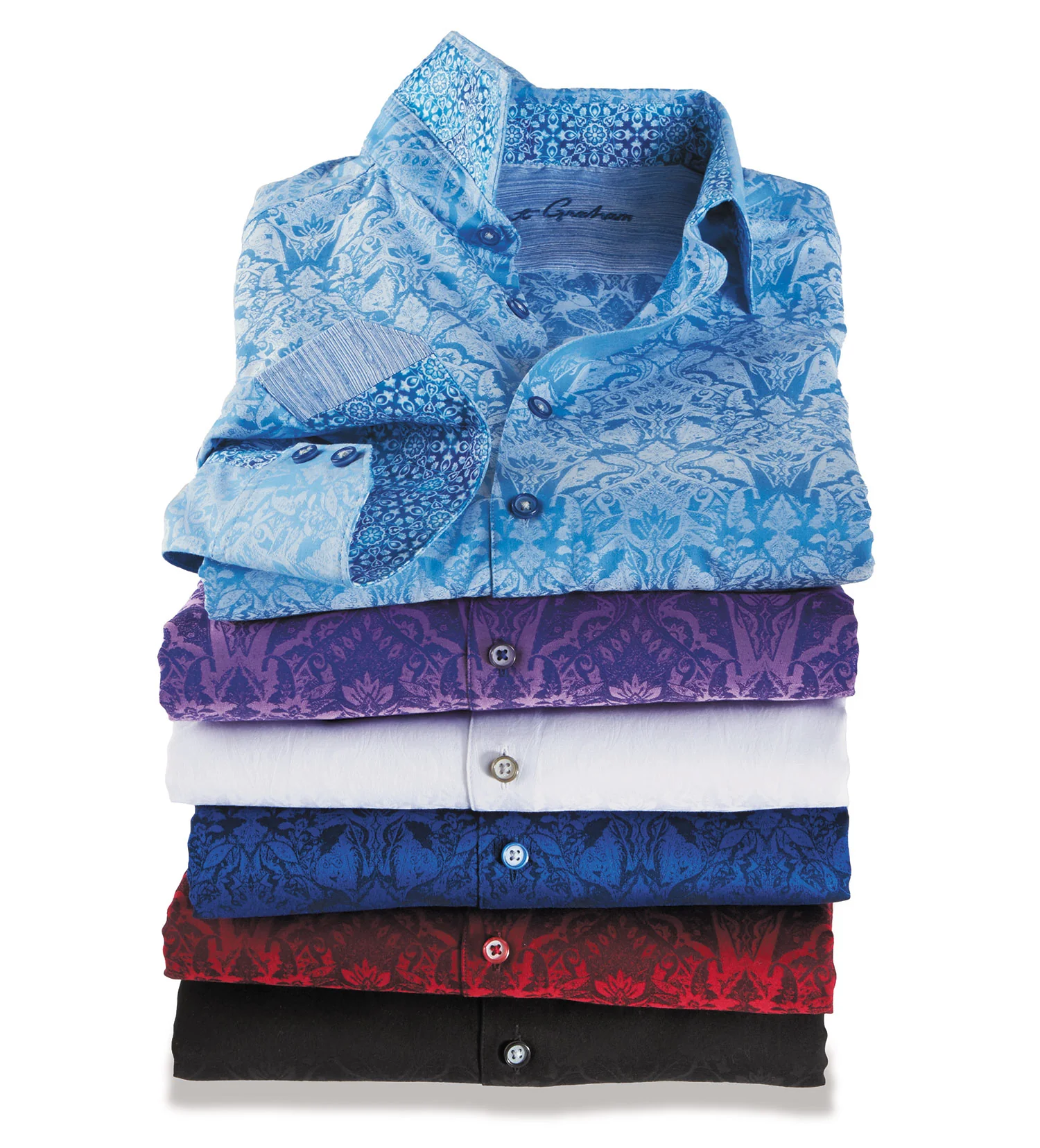 Robert Graham Highland Long Sleeve Jacquard Shirt - Image 3