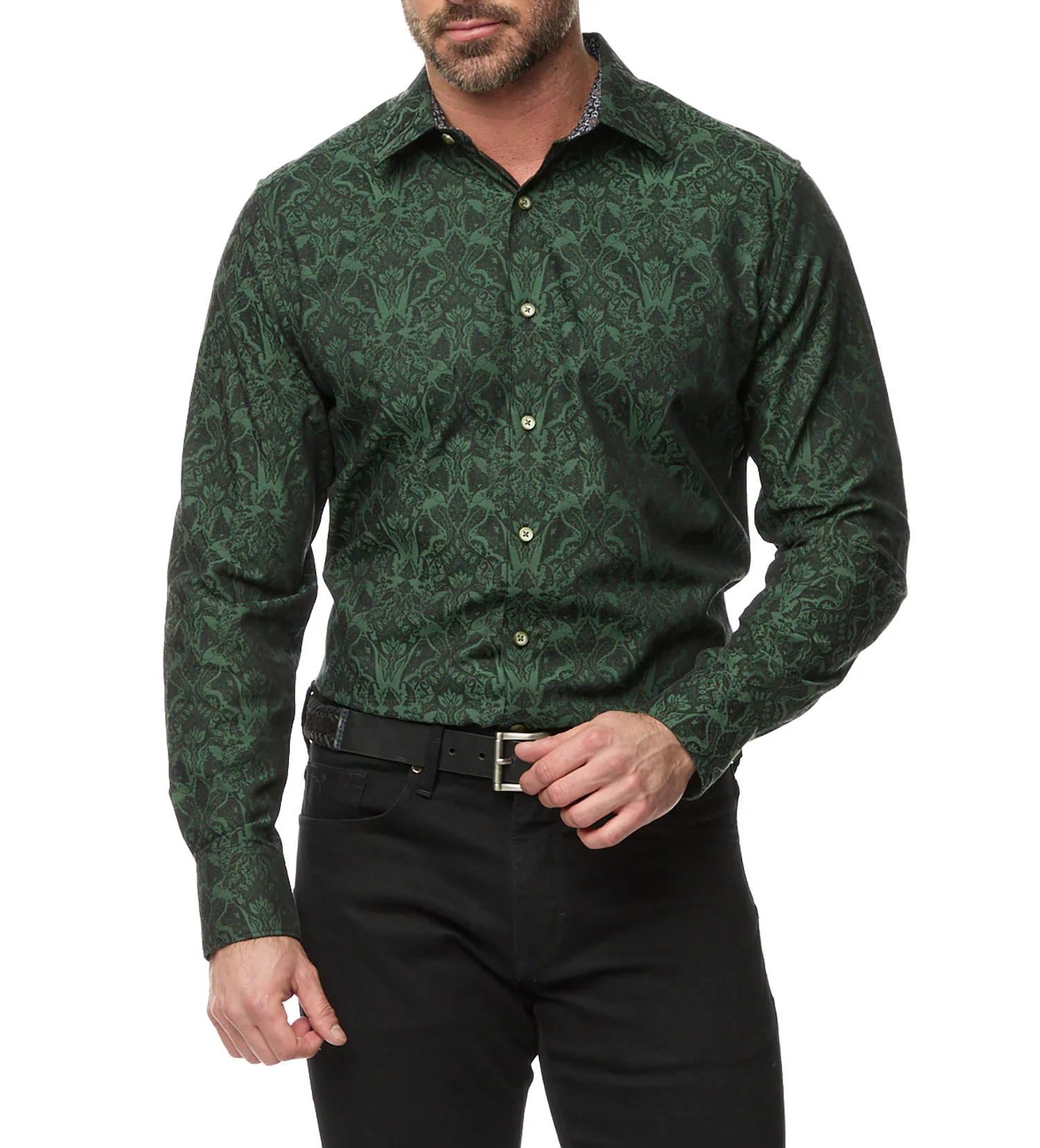 Robert Graham Highland Long Sleeve Jacquard Shirt - Image 6