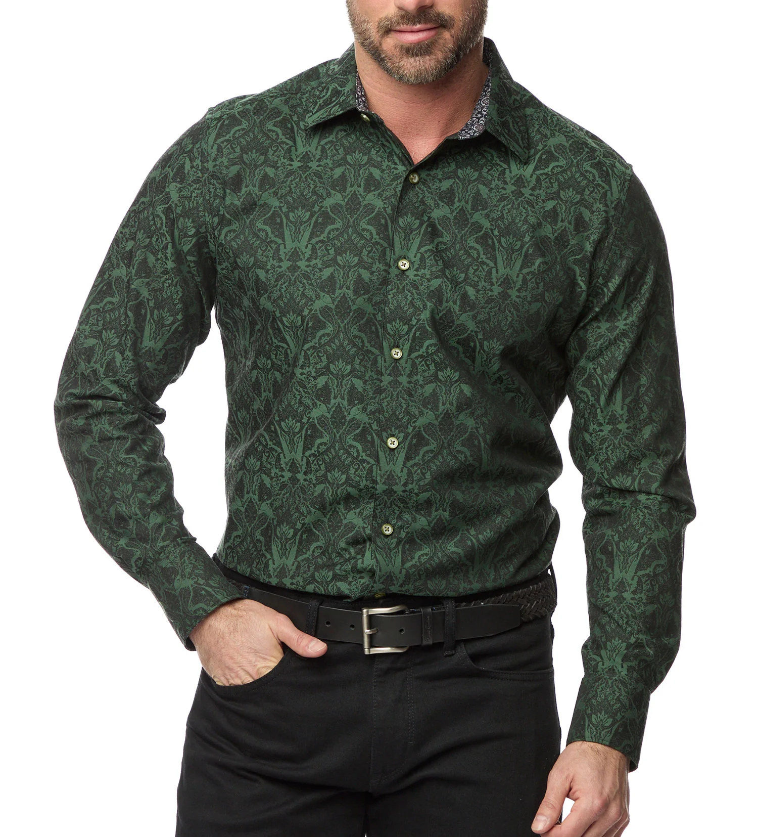 Robert Graham Highland Long Sleeve Jacquard Shirt - Image 8