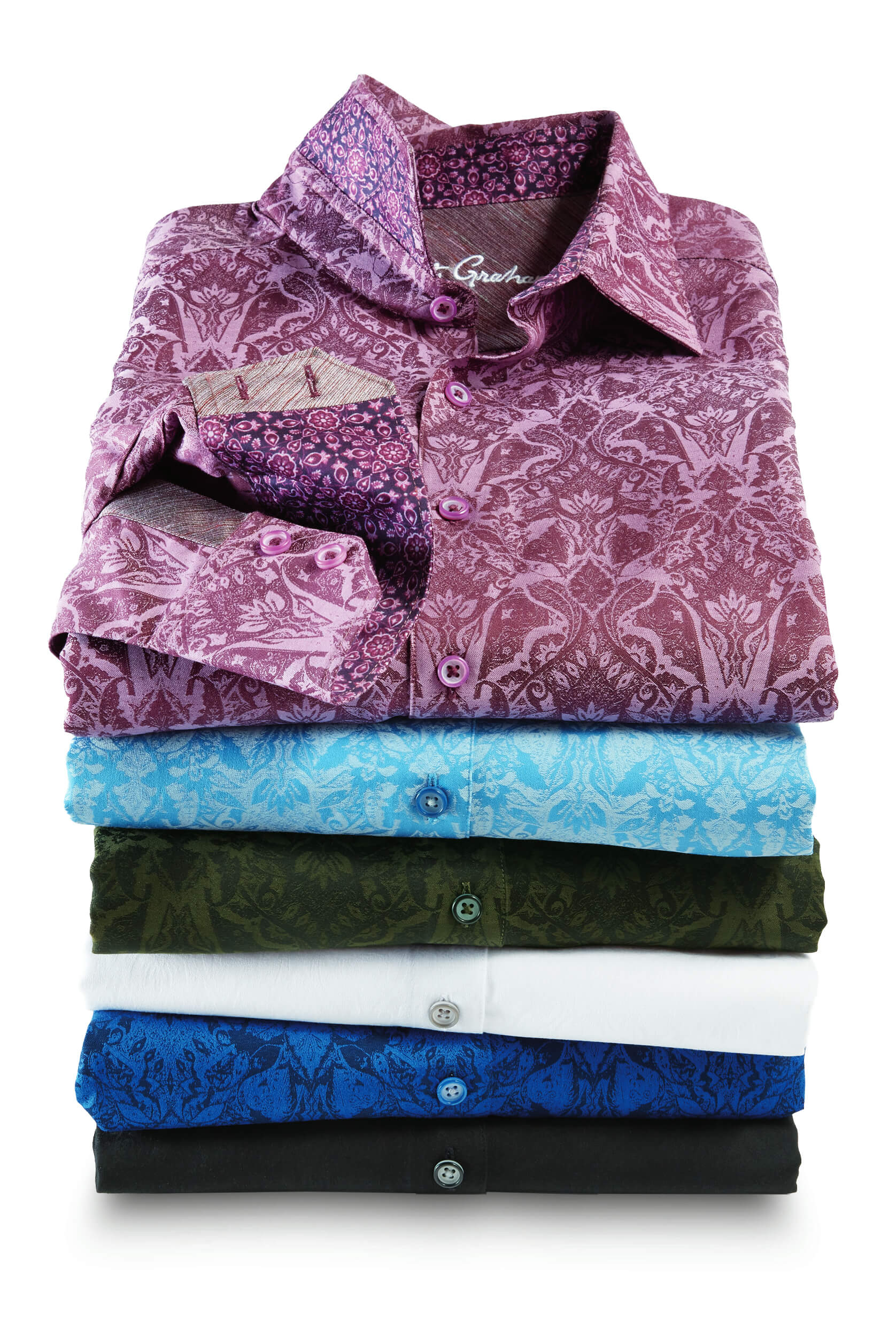 Robert Graham Highland Long Sleeve Jacquard Shirt - Image 25