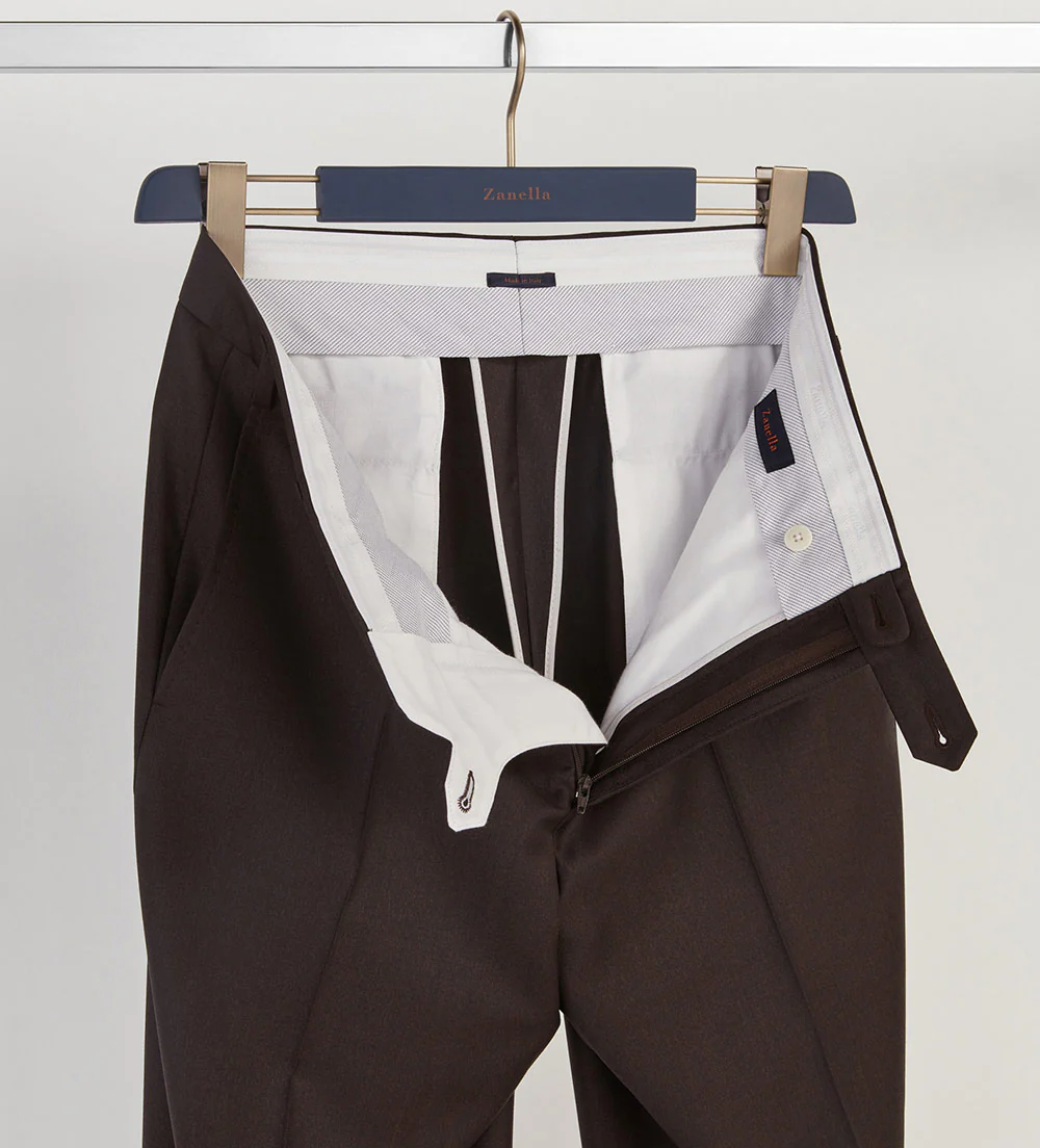 Zanella Devon Wool Serge Dress Slacks - Image 11