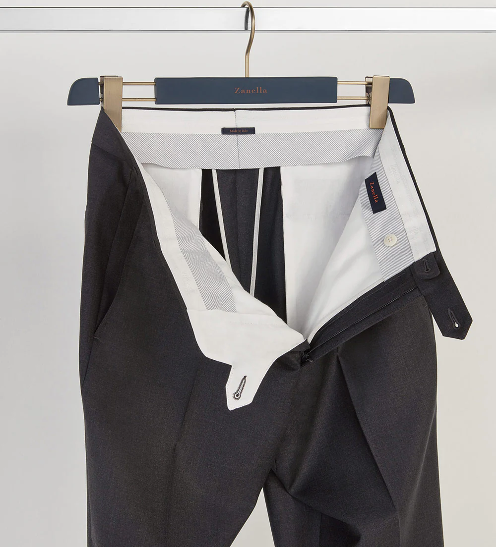 Zanella Devon Wool Serge Dress Slacks - Image 7