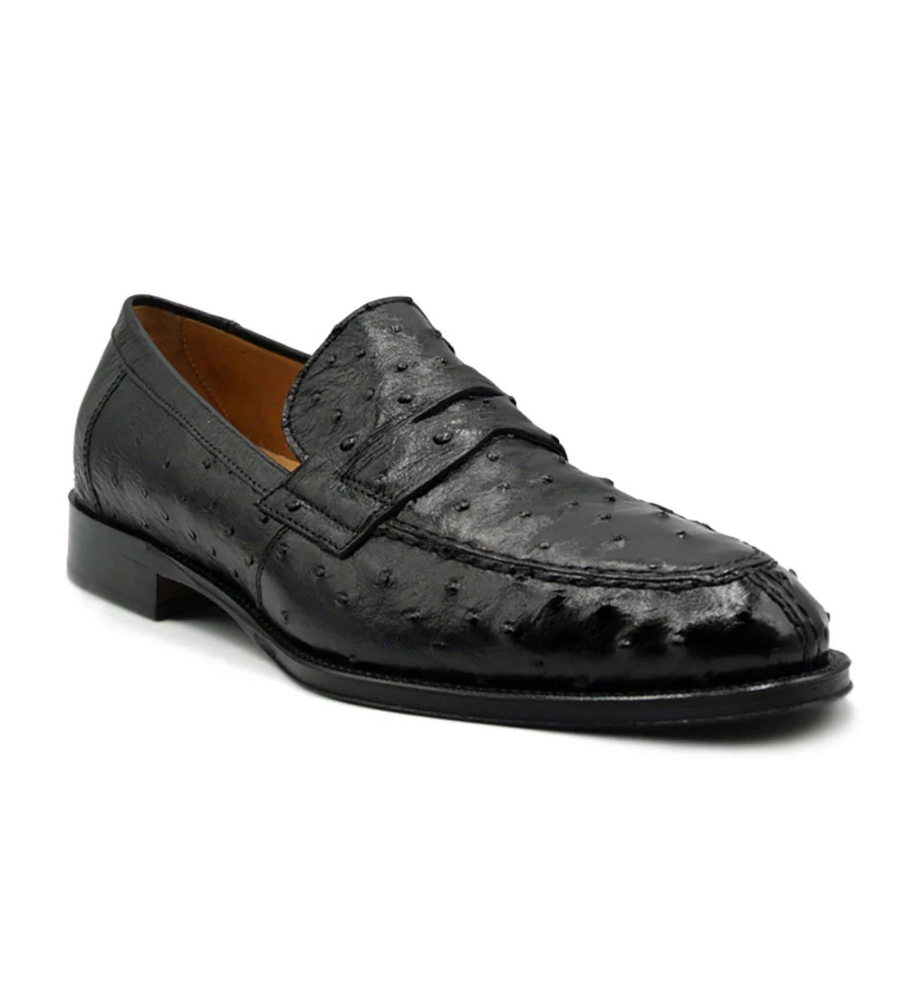 Zelli Roma Genuine Ostrich Quill Slip-On Loafer - Image 4