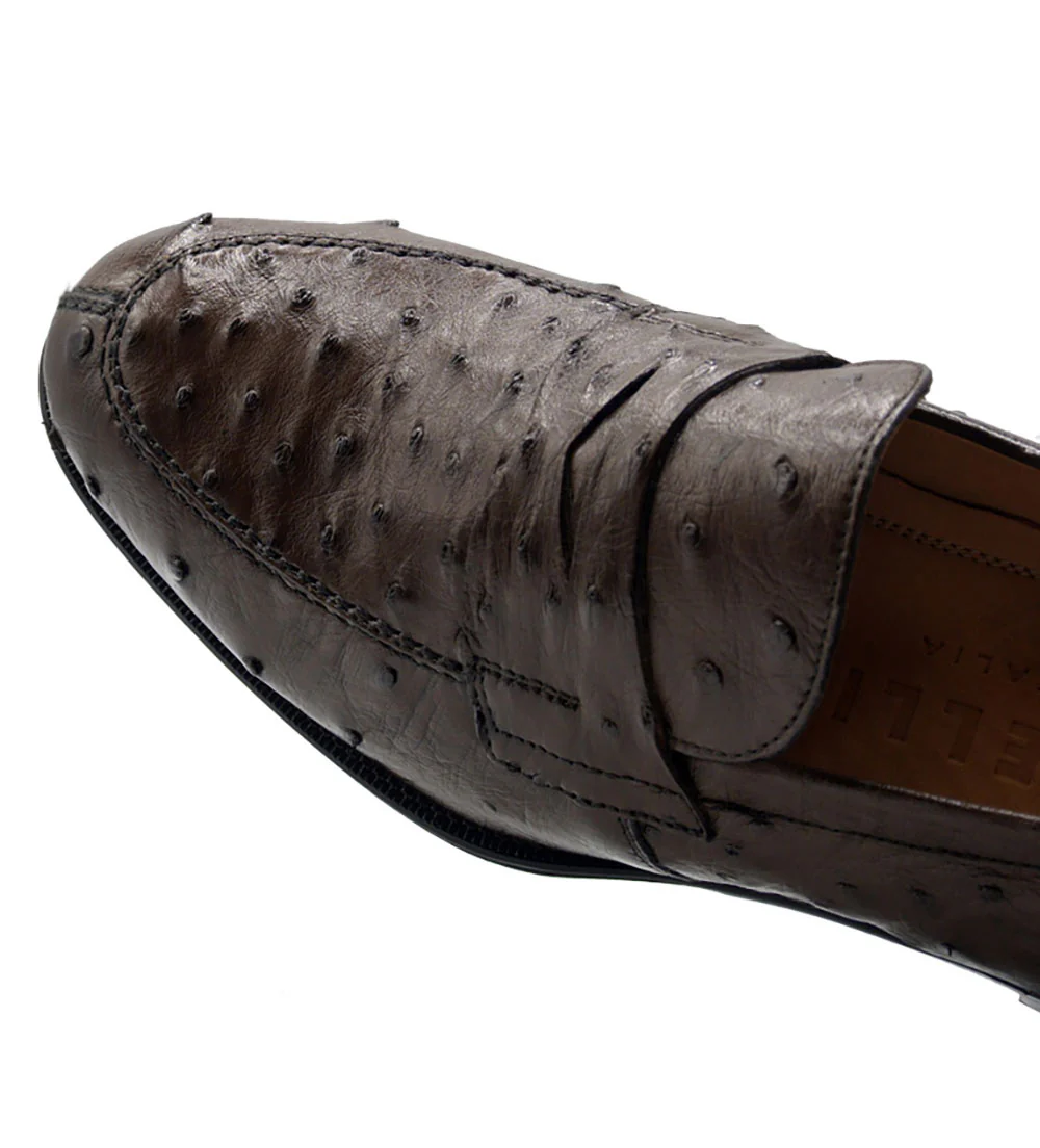 Zelli Roma Genuine Ostrich Quill Slip-On Loafer - Image 5