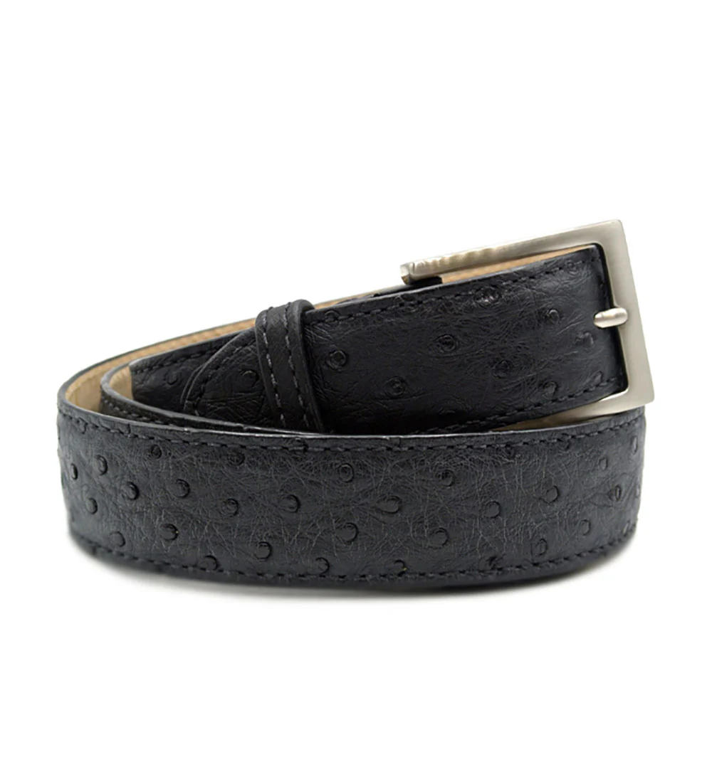 Zelli Genuine Ostrich Quill Belt