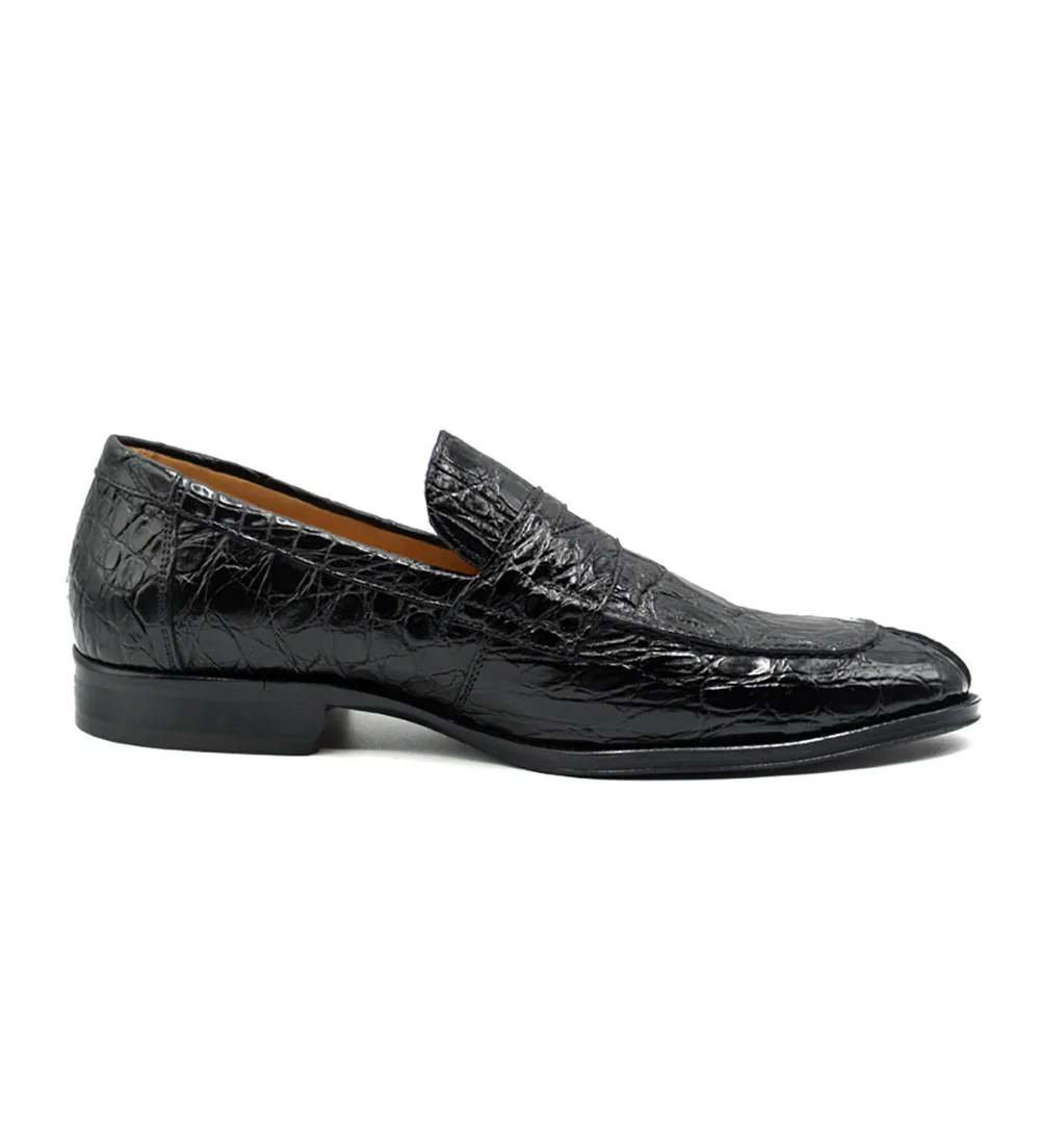 Zelli Roma Genuine Crocodile Slip-On Loafer - Image 11