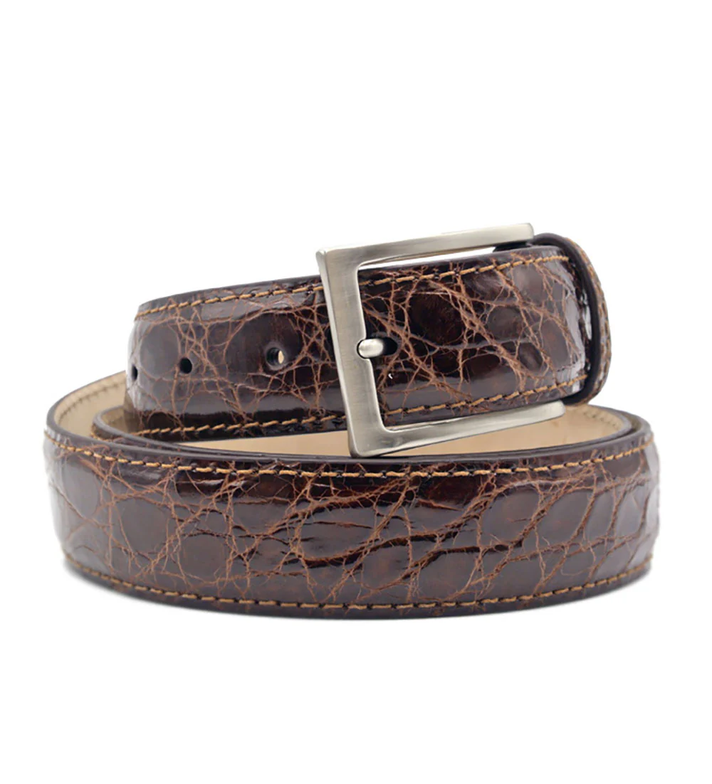 Zelli Genuine Crocodile Belt
